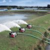 Motobomba 5,5 HP, 30.000 L/h y tubería Ø80mm impulsión-aspiración
