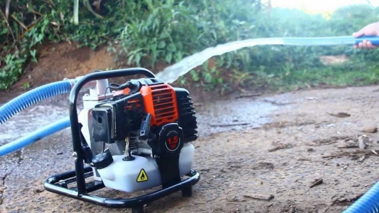 Motobomba 5,5 HP, 30.000 L/h y tubería Ø80mm impulsión-aspiración - Imagen 2