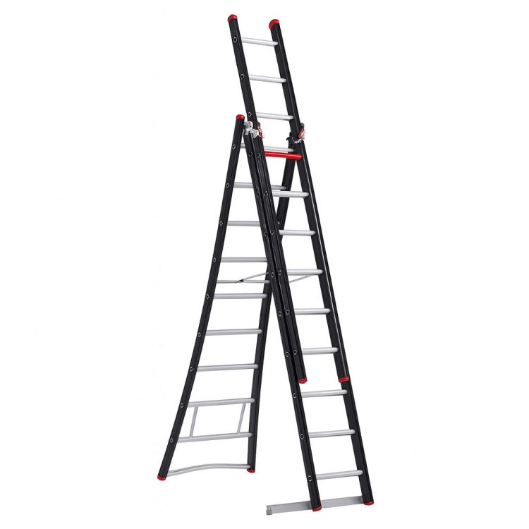 Alquiler de escalera de tijera de 3 tramos