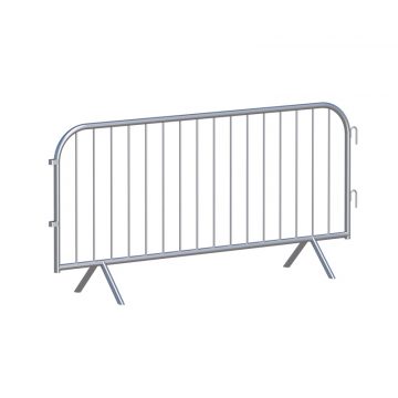Alquiler valla peatonal galvanizada 2,0 m en Barcelona