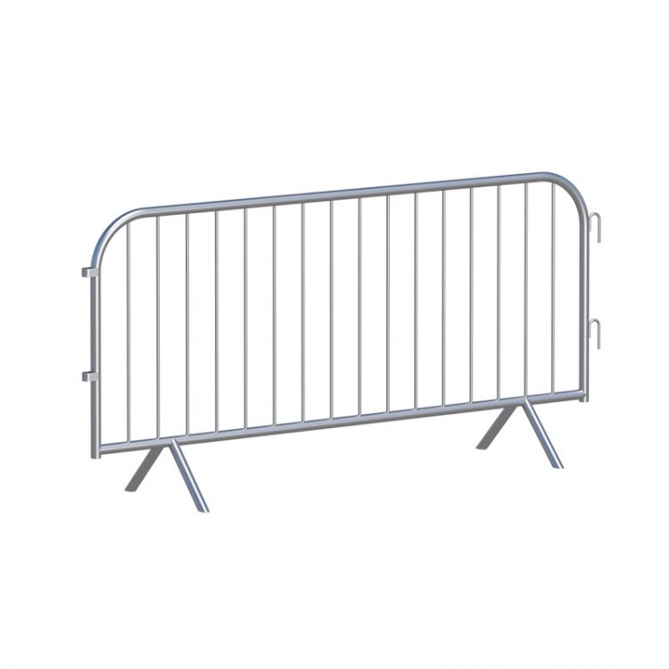 Alquiler valla peatonal galvanizada 2,0 m en Barcelona
