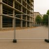 Alquiler de valla portátil galvanizada con extremos redondeados 2,0 x 3,5m