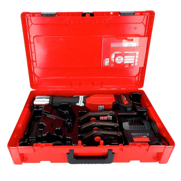 Alquiler profesional - Prensa electrohidráulica a batería metal 32-34 kN, 3,6 kg