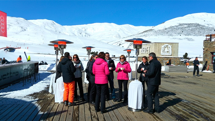 Alquiler de estufa exterior de jardín