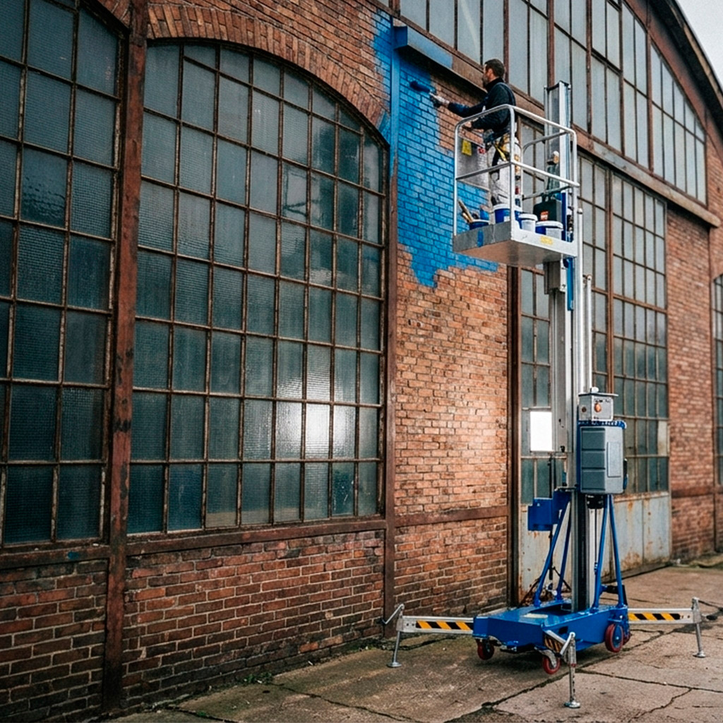 Alquiler de Elevador unipersonal 9,8 mts