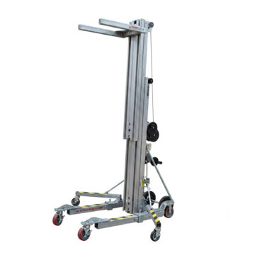 Alquiler de elevador de materiales 500 kg, altura de trabajo 5 m