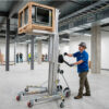 Alquiler de elevador de materiales 500 kg, altura de trabajo 5 m